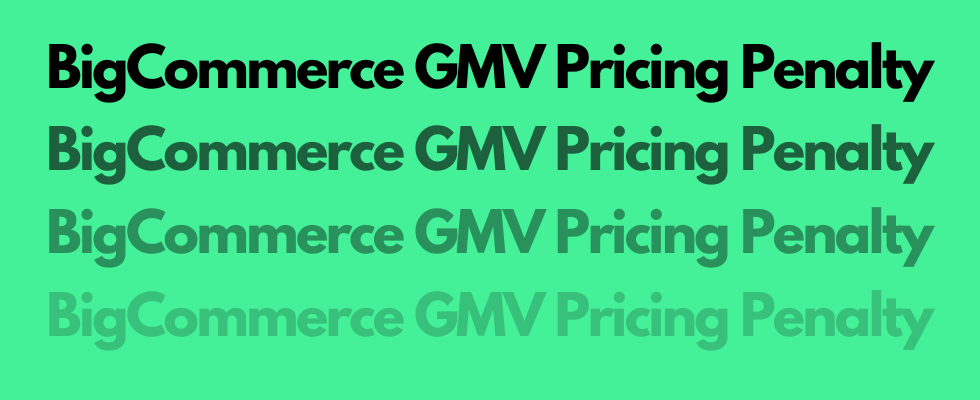 The BigCommerce GMV Tax: Why Your Scaling Success Is Bleeding Your Margins Dry