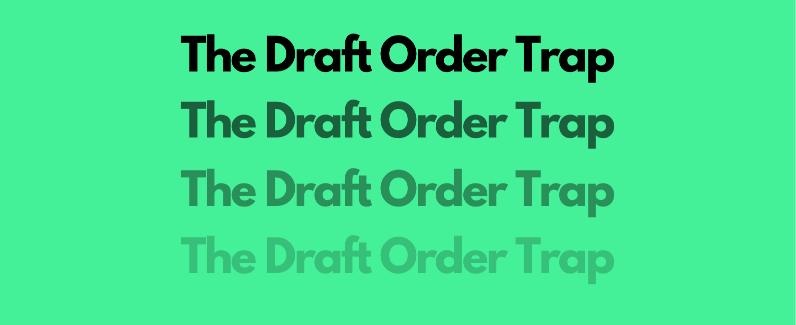 The Draft Order Trap: Why Staff Accounts Aren't a Sales Agent Portal