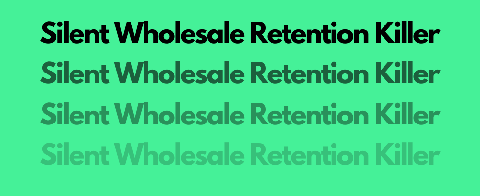 The Hidden Infrastructure Tax Destroying Your Wholesale Retention Rate